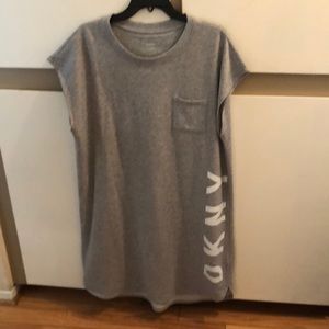 DKNY gray dress